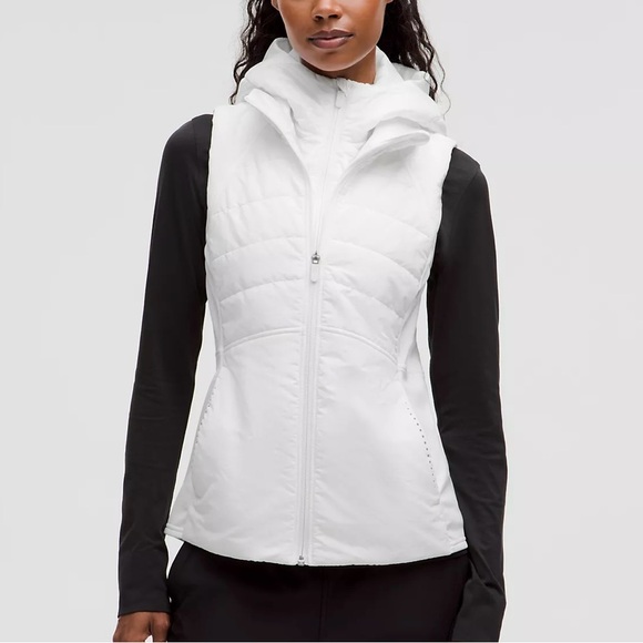 lululemon athletica Jackets & Blazers - Lululemon Another Mile Vest in White